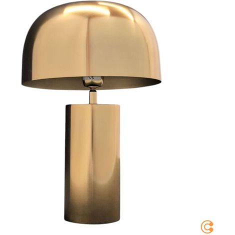 [NEUWERTIG] B-Ware KARE Tischleuchte Loungy Gold Lampe E14 Leuchte gold 38cm Höhe 1x15W LED (1/2)