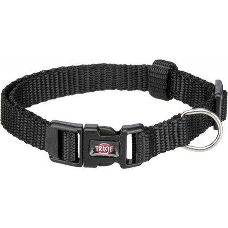 Collier pour chien Trixie réglable 22-35 cm/10 mm Noir XS/S (1/5)