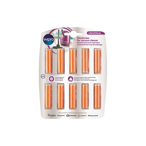 DÉSODORISANT PARFUM FLORAL POUR ASPIRATEUR POUR PETIT ELECTROMENAGER WHIRLPOOL - 484000008606