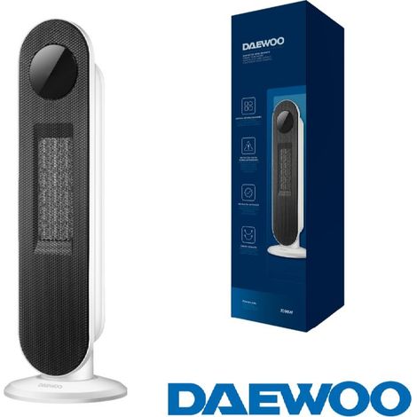 Calefactor cerámico PTC de torre daewoo 2000w - control mecánico