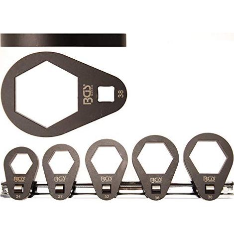 Chiave filtro olio BGS 8677 design speciale guida metallo