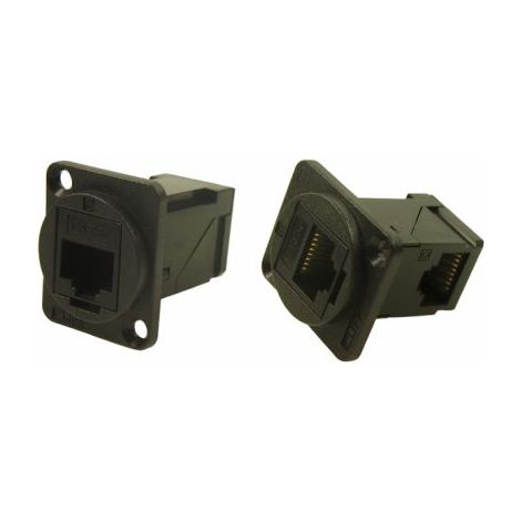 Connecteur Ethernet traversant RJ45 Femelle cat. 5e RS PRO Non blindé ( Prix pour 1 )