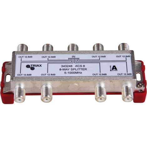 Splitter triax acs 8 Impedanz 75 Ω Frequenz 5-1000 MHz
