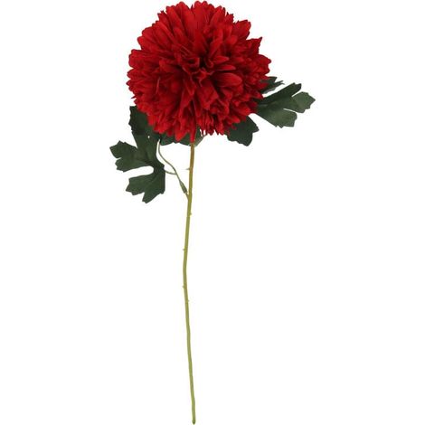 Fiore artificiale rosso a forma di palla d'aglio