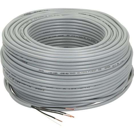 Câble de commande PVC 4 x 1,0 mm² sans conducteur de protection
