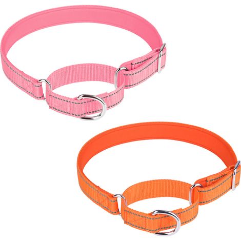Collier De Dressage Réglable - Collier Coulissant Sécurisé Avec Boucle Et Bande Réfléchissante - Pour Chiens Petits - 1 Pièce (1/5)