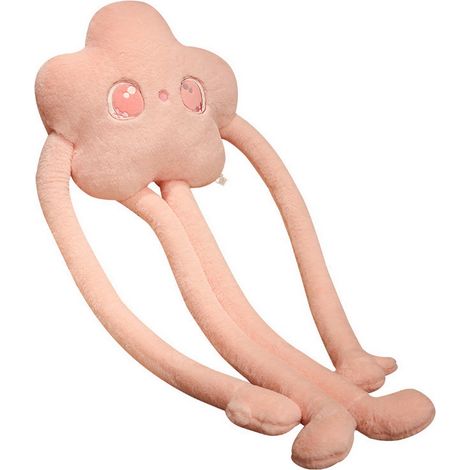 Coussin Peluche Étoile - 120 cm - Remplissage Entier En Coton PP - Bras Et Jambes Longs - Décoration Salon Chambre Canapé (1/5)