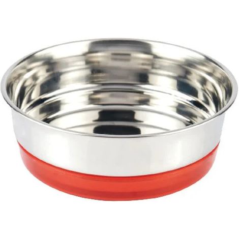 Ciotola acciaio dance rosso 0.45LT Croci