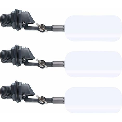 3 Pièces Flotteur de Boule d'eau Fiable Fermer 1/2 Pouce Remplir Le Réservoir d'eau de l'Humidificateur, Robinet à Tournant Sphérique, Soupape de Rechange pour Flotteur d'Étang-LIAIKI (1/5)