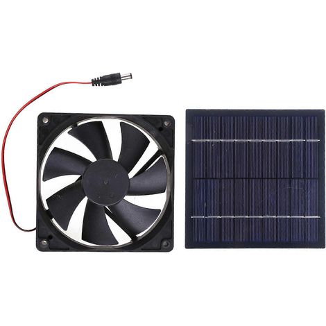 Ventilateur d'extraction solaire 20W, mini-ventilateur alimenté par panneau solaire (1/5)