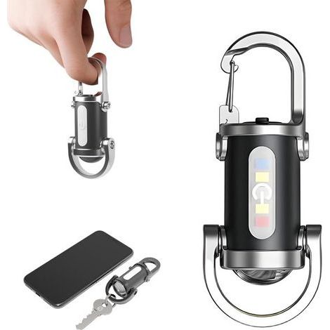 Mini-Taschenlampe mit wiederaufladbarem Akku (600 mAh) (1/5)