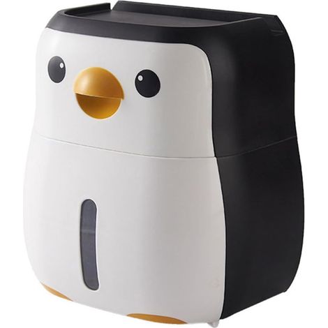 Toilettenpapierhalter Pinguin Wandhalterung Toilettenpapierhalter wasserdichte Toilettenpapier-Aufbewahrungsbox