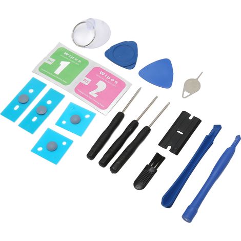 Patins antidérapants ronds à picots pour ordinateur portable Surface 3, 4 et 5, de rechange bleus. (1/5)