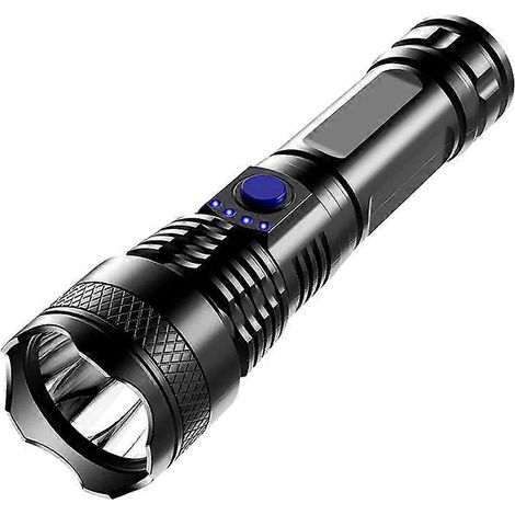 Lampe torche tactique LED rechargeable ultra-lumineuse 14500/400 mAh pour le travail. - AquaForge (1/4)