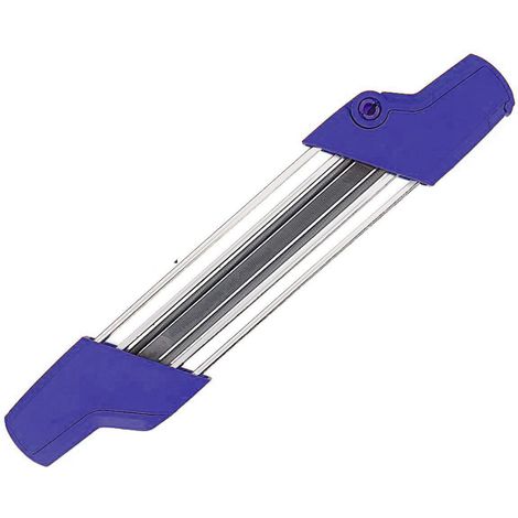 Mini 2-in-1 manueller Kettensägenschärfer, einfacher Feilenschärfer, tragbares Schleifzubehör für die Kettensägenwartung (D: 5,5 mm / 7/32'')