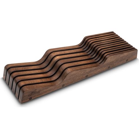 Range couteaux vide acacia foncé - Lion Sabatier - 668380 (1/2)