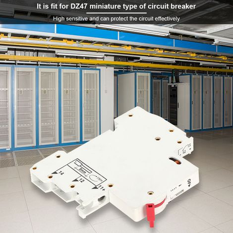 Contact auxiliaire DZ47 OF pour disjoncteur modulaire, borne de contact plastique 24-48V DC 220V, 1 pièce (1/5)