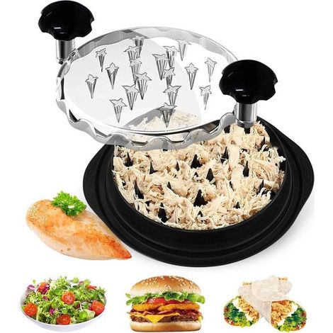 Desmenuzadora de carne, Desmenuzadora de pollo, Ablandador de carne, Sin BPA, Carne desmenuzada, Cerdo desmenuzado, Pollo desmenuzado (1/5)