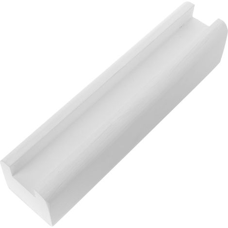 Présentoir pour Œuvres d'art en Bois Naturel Supportant Miroir sur Pied Base Antidérapante Adapté aux Espaces de Travail et Salons (1/5)