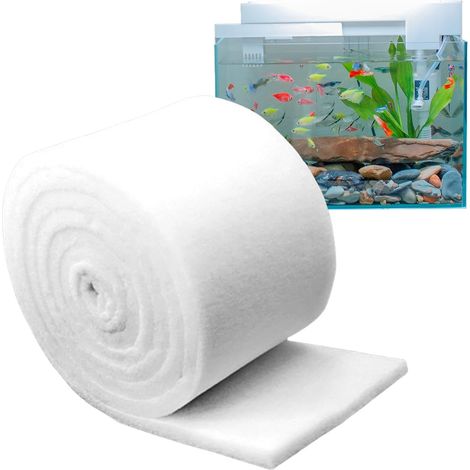 Éponge filtrante en Polyester, ouate filtrante pour Aquarium, éponge filtrante Haute densité 1 m x 12 cm, éponge filtrante pour Aquarium pour la Filtration des systèmes de climatisation (1/5)