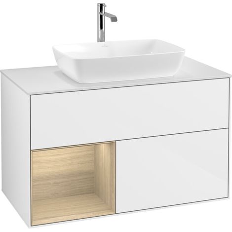 Villeroy & Boch F771PCGF Meuble sous-lavabo Finion F77 (1/2)