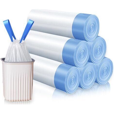 Sac Poubelle 10L-15L, 90 Pièces Sac Poubelle Salle de Bain(45 50 cm), Plein de Ténacité, Solide et Durable Sacs Poubelles Convient pour la Cuisine, Poubelle Salle Bain, Poubelle Bureau (1/5)