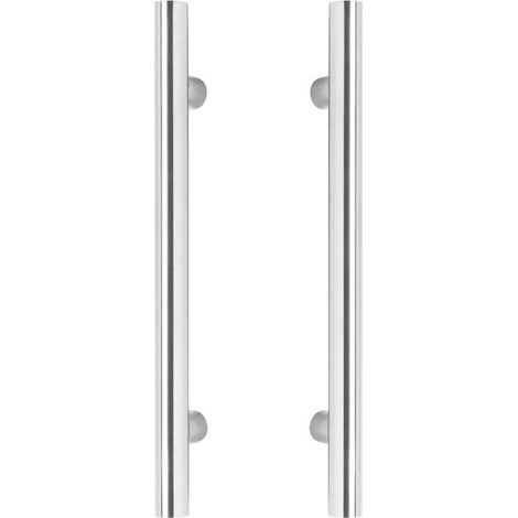Poignées de porte en forme de T Gripon 120 cm par paire en acier inoxydable - 0035.432582 (1/2)