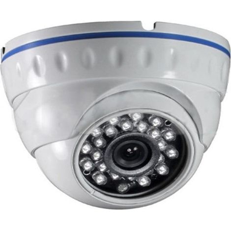 Caméra IP dôme métal FullHD  (2Mp / 1920x1080) POE