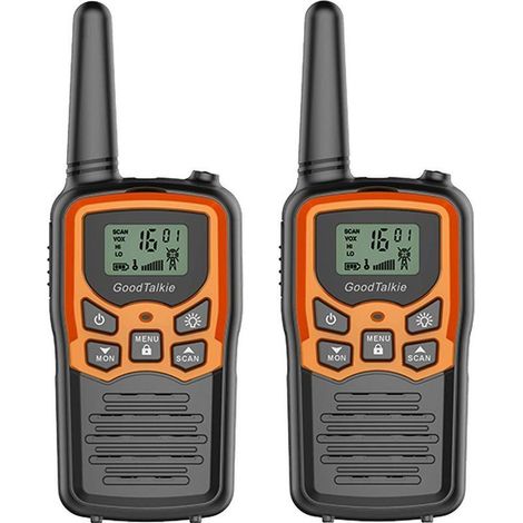 Talkie-walkie longue portée Randonnée Camping Home Talkie-walkie (Pack de 2 orange) (1/5)
