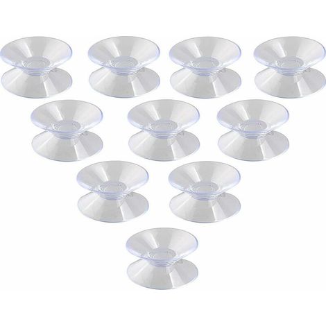 Packung mit 10 doppelseitigen Saugnäpfen, 30 mm