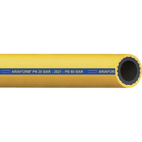 Tuyau air comprimé/eau ARIAFORM®/YELLOW ID 13,0mm AD 23,0mm L.40m Jaune TEGUMA (1/2)