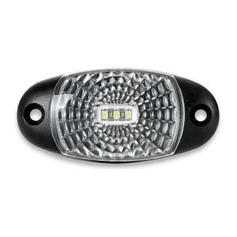 Luz de posición LED blanca con cable de 2 × 0,75 mm² 12 V 24 V - FT-025 B LED (1/5)