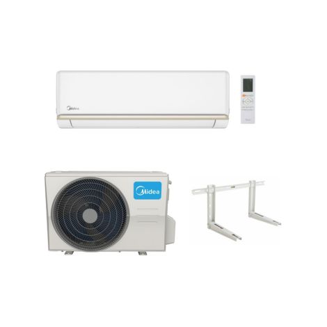 Midea Climatizzatore Monosplit Inverter serie Flexi 12000 btu MSAGBU-12HRFN8-QRD1GW R-32 Classe A++ con Staffa