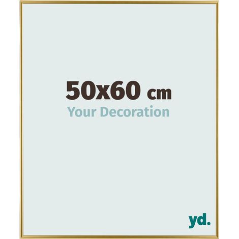 yd. - Cadre photo 50x60 - Or - Plastique - Evry