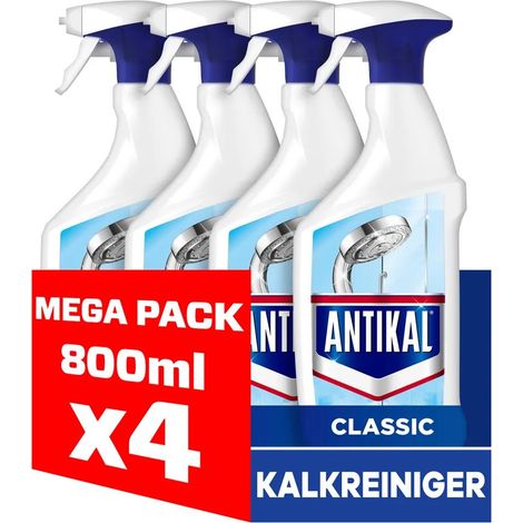 Antikal Classic Spray 4er eCOM Komfort Pack Kalkreiniger 3200 ml