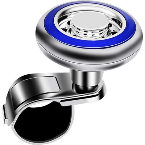 Knob De Volant - Aluminium - Diamètre 90 Mm - Rotation 360° - Pour Camion Voiture Tracteur Bateau - 1 Pièce (1/5)