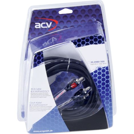 ACV 30.4980-500 Cinchkabel 5 m [2x Cinch-Stecker - 2x Cinch-Stecker]
