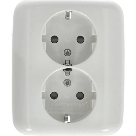 Prise de courant double SCHUKO® Reflex SI