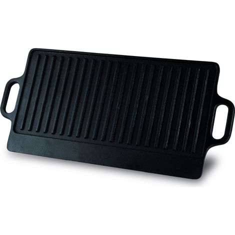 Baumalu - Plancha fonte 42 x 23 cm - réversible