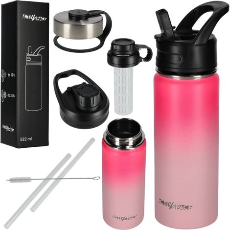 Thermobecher aus Edelstahl, 532 ml – rosa