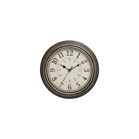 Orologio da parete vintage al quarzo silenzioso da 30 cm con grandi numeri, vetro HD e finitura in rame anticato.