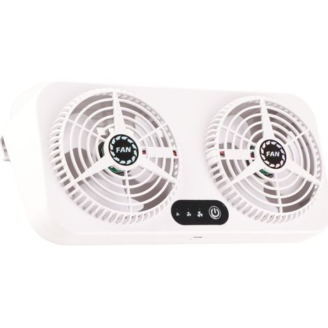 Ventilateur de voiture professionnel 3 vitesses silencieux circulation refroidissement USB extracteur d'air pour voiture maison (1/5)
