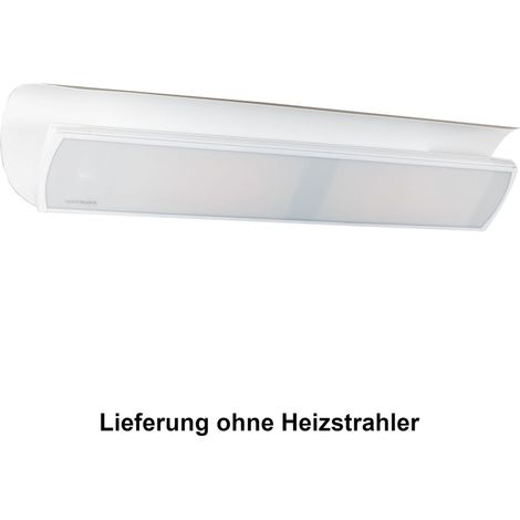 Heatscope Wetterschutzblech für Heizstrahler Vision und Spot Alu schwarz/weiß weiß/Größe 4 (für Vision 2200W) (1/5)