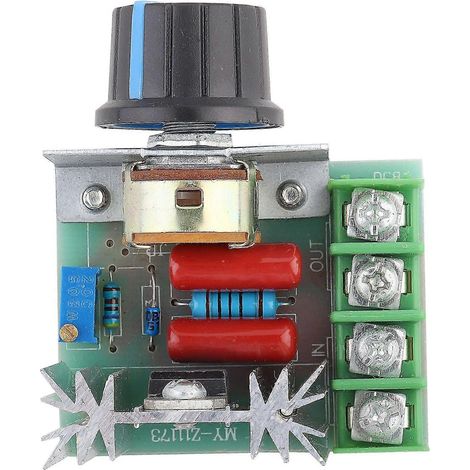 AC 220V 2000W Thyristor-Motor-Drehzahlregler, einstellbarer Leistungsregler für Temperatur