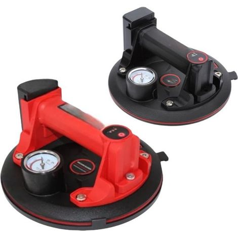 VENTOSA A BATTERIA PER SOLLEVAMENTO PIASTRELLE VETRO MARMO VENTOSA 8'' MAX 200KG