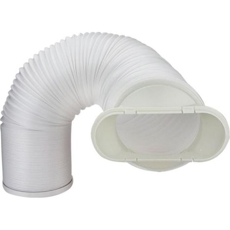 Tuyau d'évacuation flexible pour climatiseur mobile sèche-linge et hotte aspirante (1/4)