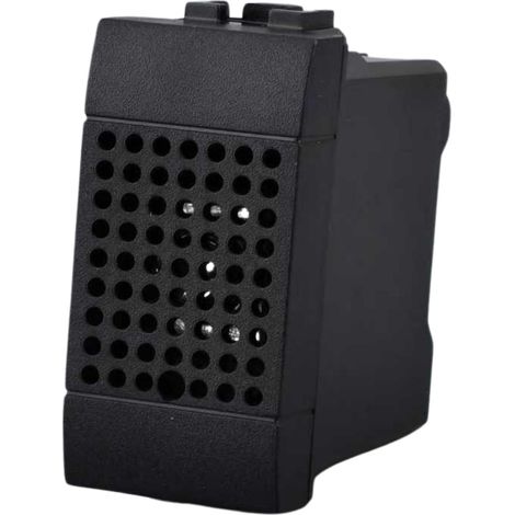 Serie Civile A2ZWORLD MBL Nero Compatibile Con Bticino Living International (Ronzatore 220V)