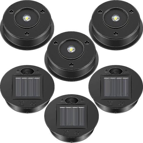 Lot de 6 lampes solaires de 7 lumens, pièces détachées pour lanternes solaires compatibles avec une installation extérieure suspendue. (1/5)