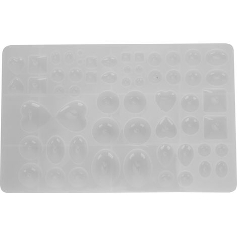 Epoxy Mold DIY Hand‑Made Jewelry Toy Small Love Water Drop Crystal Silicone Crafting Tool (1/5)