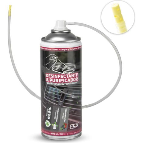 Desinfectante Purificador AC frutos rojos 400ml Sistema "One Shot" Eliminación de Olores y Bacterias